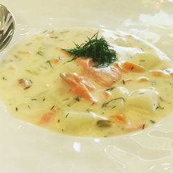 Smoked Steelhead Salmon Chowder